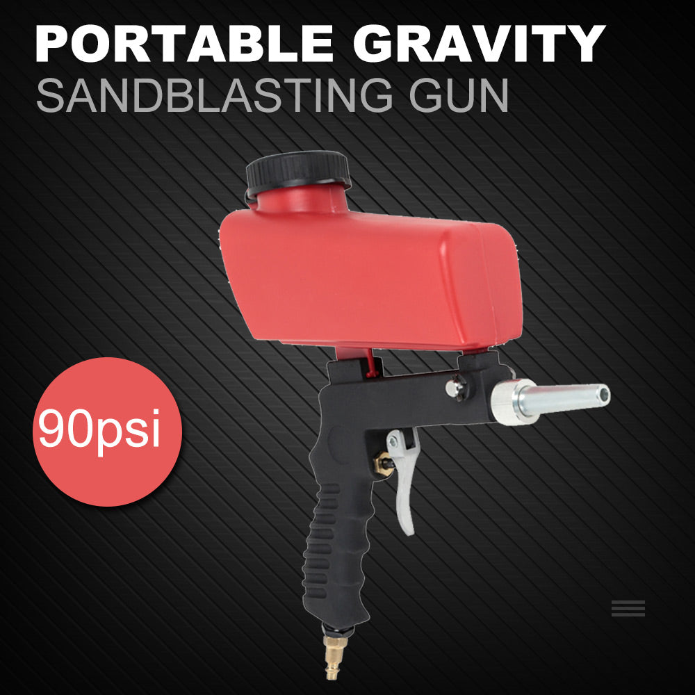Portable Gravity Sandblaster Loud Diesels
