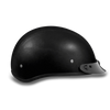 D.O.T Leather Covered Cap Helmet w/ Visor