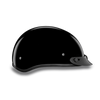 D.O.T Gloss Black Cap Helmet w/ Visor