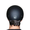 D.O.T Gloss Black Cap Helmet w/ Visor