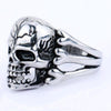 Gothic Men's Skull Biker Ring