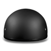 D.O.T Dull Black Cap Helmet w/o Visor