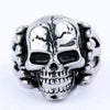Gothic Men's Skull Biker Ring
